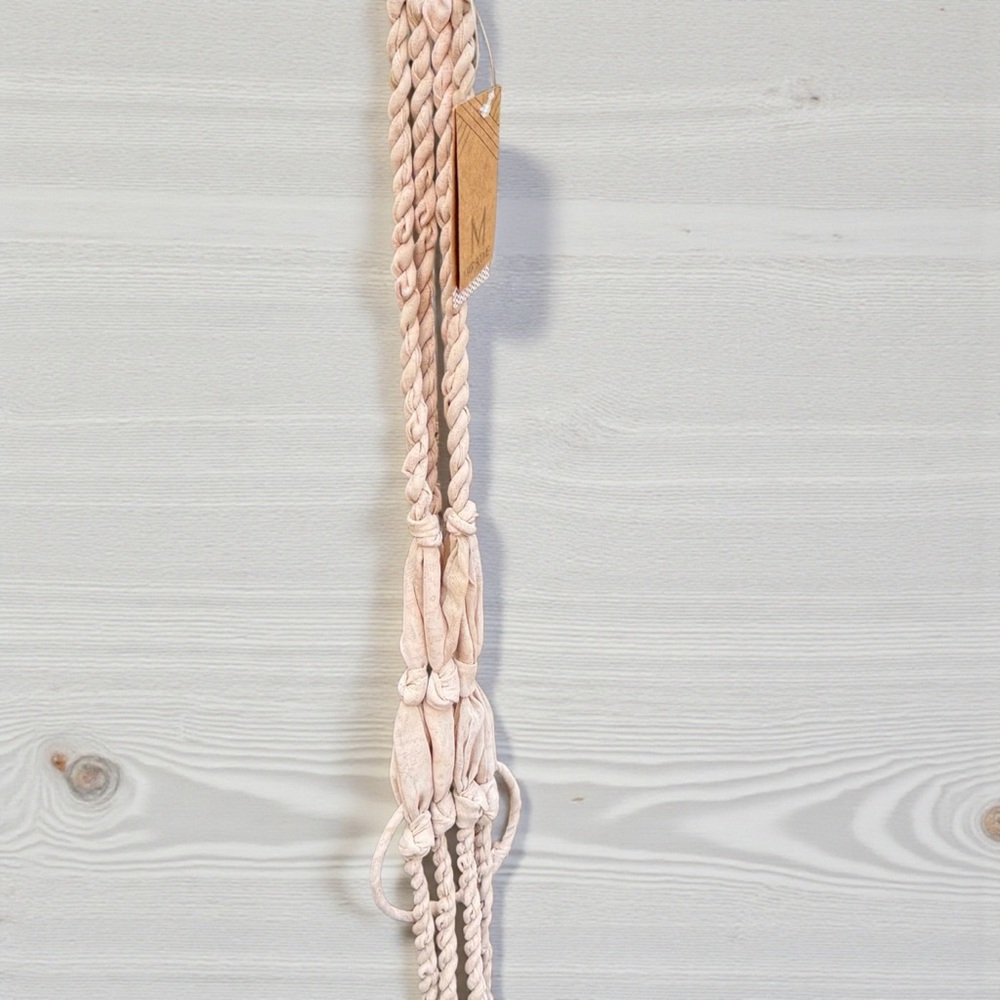 SARI Plant Hangers - Upcycled Sari Fabric TAN